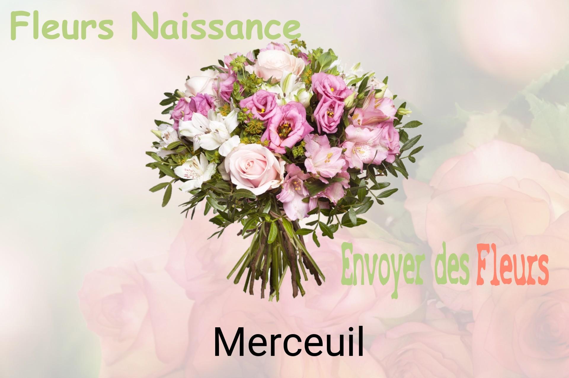 Bouquet de fleurs de naissance livré à Merceuil